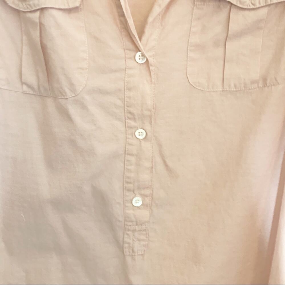 J. Crew Blush Sleevless Popover Cotton Top XS - Picture 8 of 14